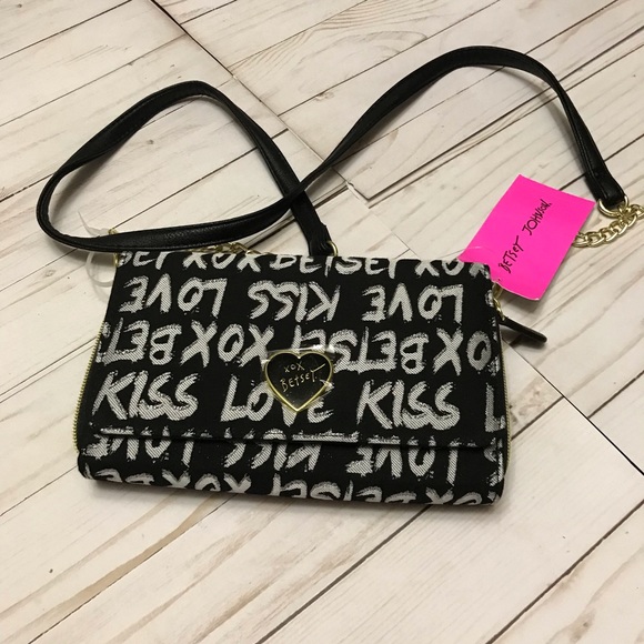 🌺 Betsey Johnson xoxo Crossbody Handbag - Picture 2 of 6